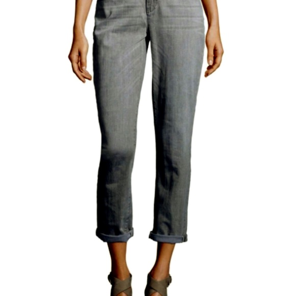 Eileen Fisher Denim - Eileen Fisher Organic Gray Boyfriend Jeans 8